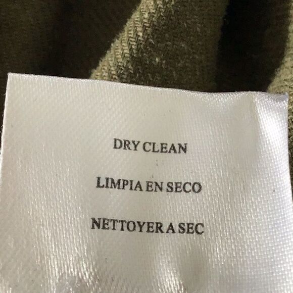 Kut from the Kloth Olive Green Linen Blend Crop Pants - Picture 9 of 9